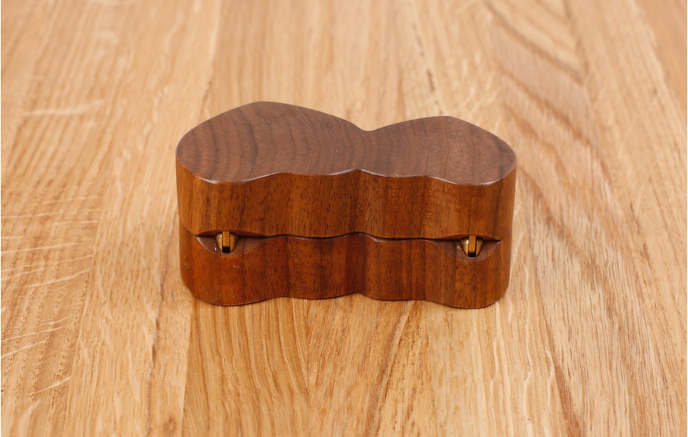 End grain ring box for two rings MTM-D0140