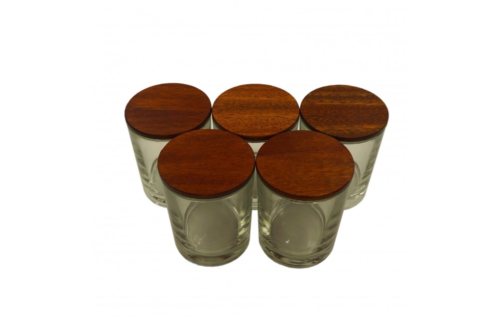 Деревянные крышки для свечей в стаканах MTM-D0163