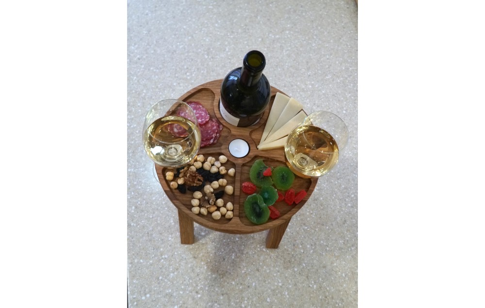 Винный столик со свечкой MTM-D0164
