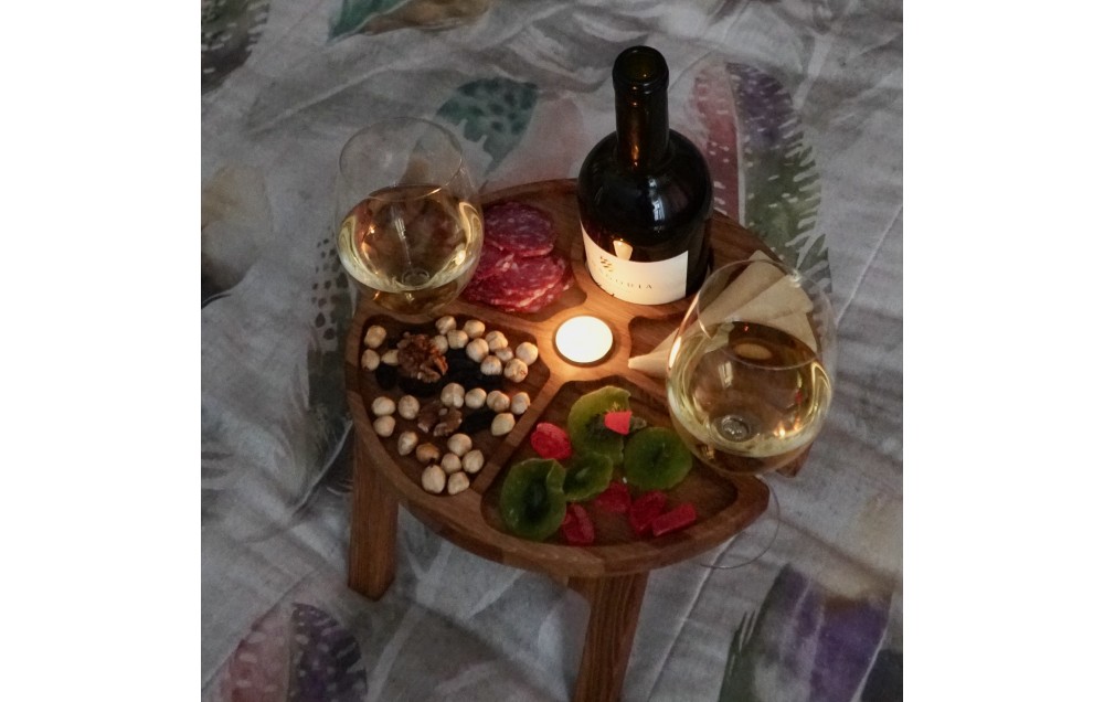 Винный столик со свечкой MTM-D0164