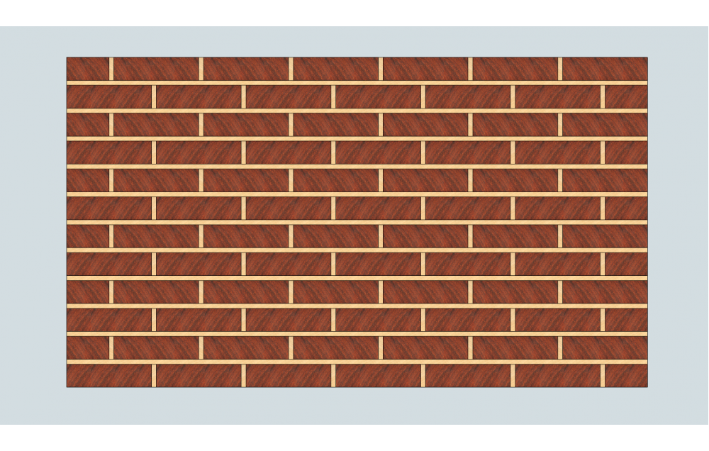 A "Brick Wall" end-grain cutting board