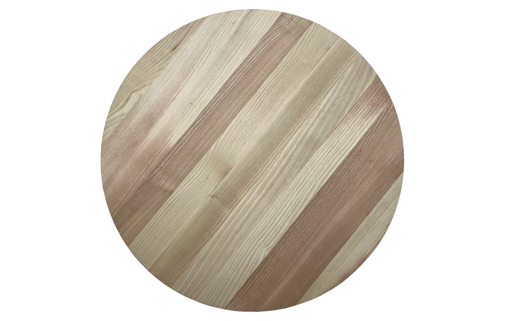 Tabletop round wooden solid lamella MTM-F0018